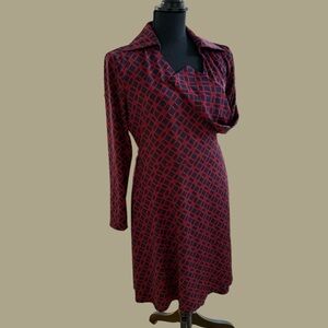Brooks Brothers Red and Black Checkered Long Sleeve Dress new has  tag ‼️